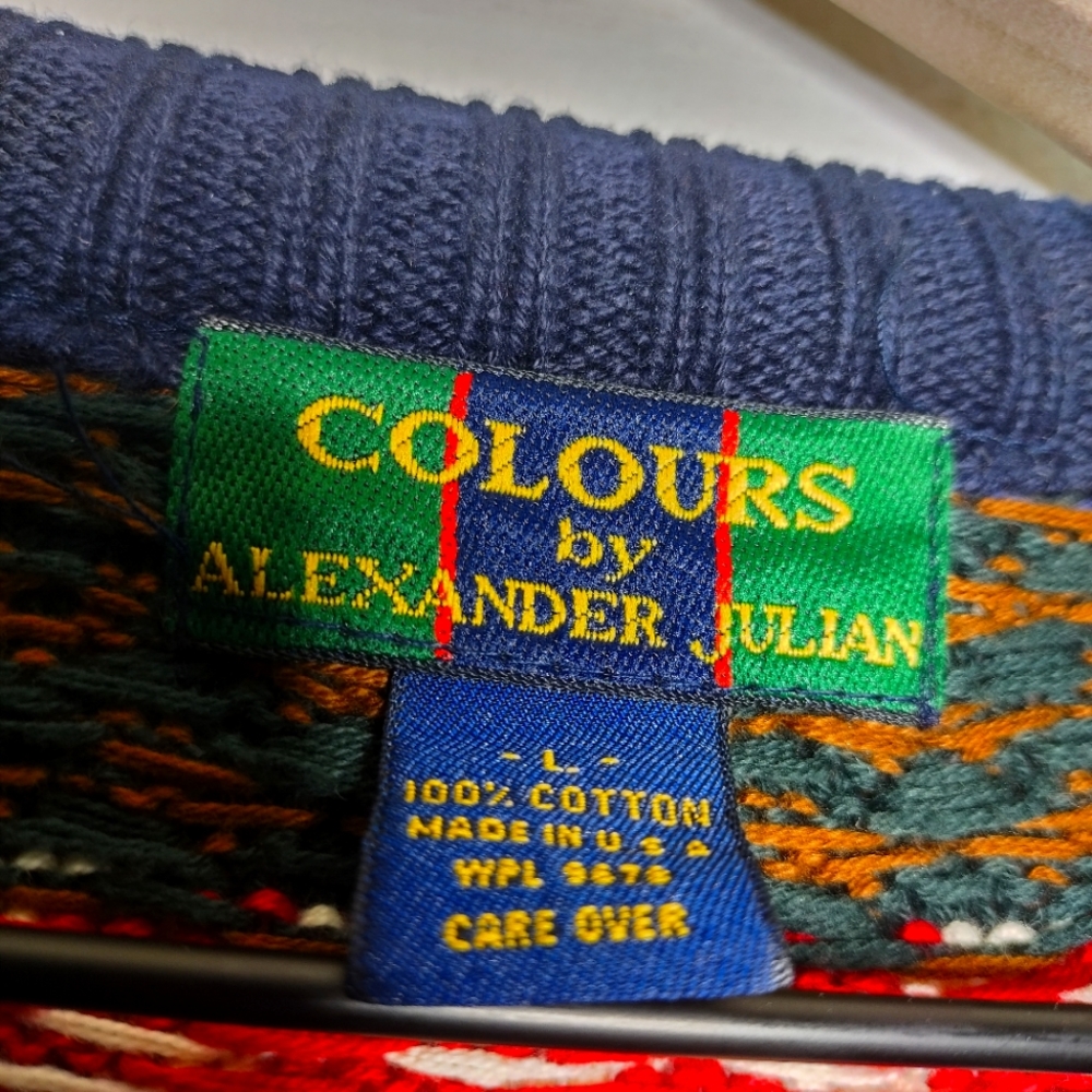 Vintage Colours By Alexander Julian Sweater - image 2